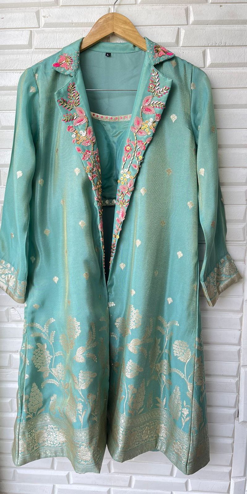 Ready to wear, Pure Banarasi Jacket Set