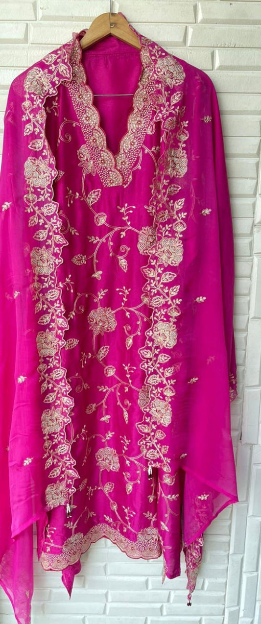 Two stunning colors unstitched suits